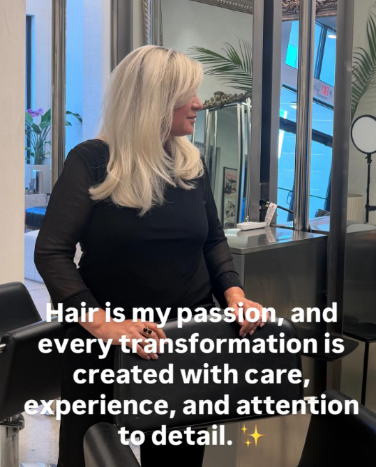 Hair is my passion, and every transformation is created with care, experience, and attention to detail.